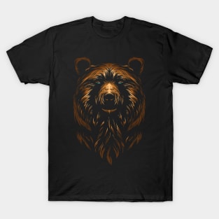 Dark Bear illustration T-Shirt